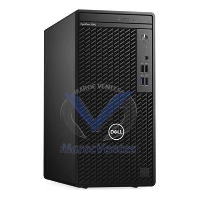 Ordinateur de bureau Dell OptiPlex 3080 MT i5 4GB 1TB Win10 Pro 36M DL-OP3080MT-I5-W-N